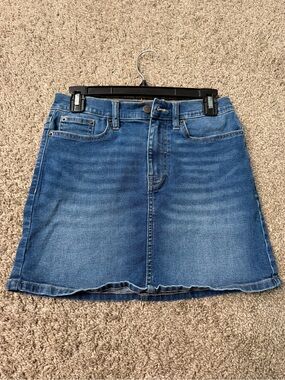 Calvin Klein Jeans Blue Denim A-Line Mini Skirt